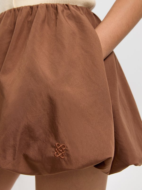 Pomelo Pomelo Bubble Skirt - Brown