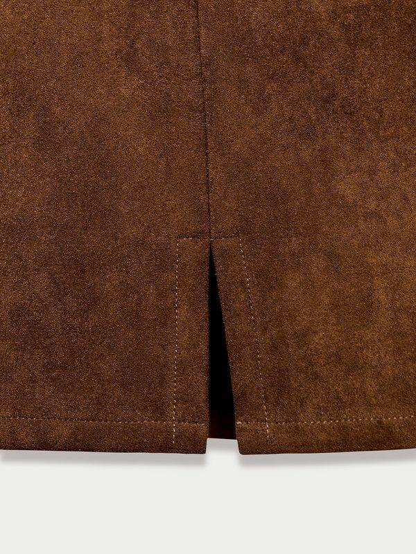 Pomelo Pomelo Buckle Skirt - Brown