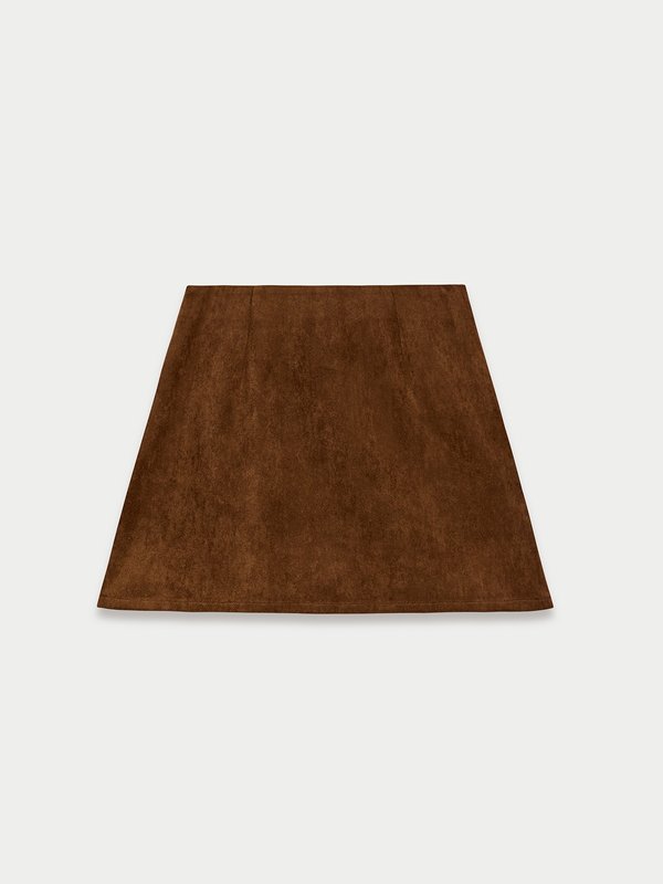 Pomelo Pomelo Buckle Skirt - Brown