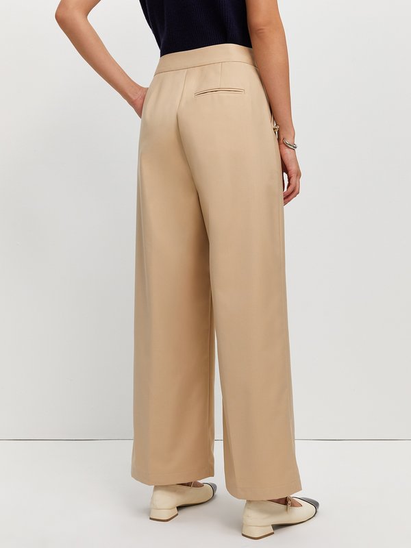 Pomelo Pomelo Button Trousers - Beige
