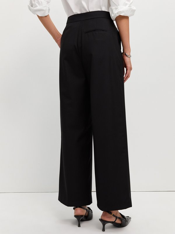Pomelo Pomelo Button Trousers - Black