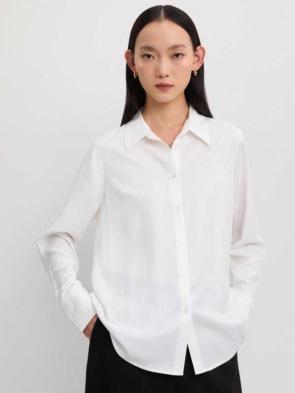 Pomelo Pomelo Button-Up Shirt - White