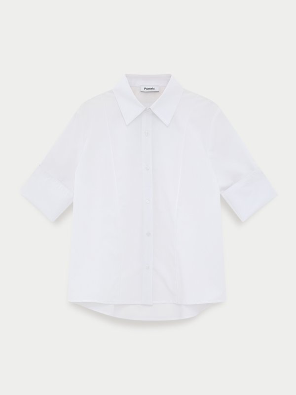 pomelo Pomelo Button-Up Shirt - White