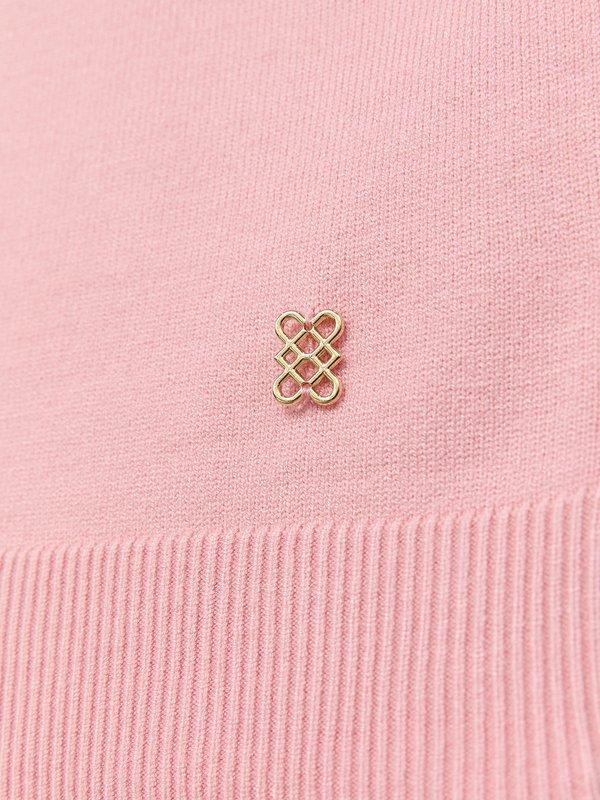 Pomelo Pomelo Buttoned Knit Vest - Light Pink