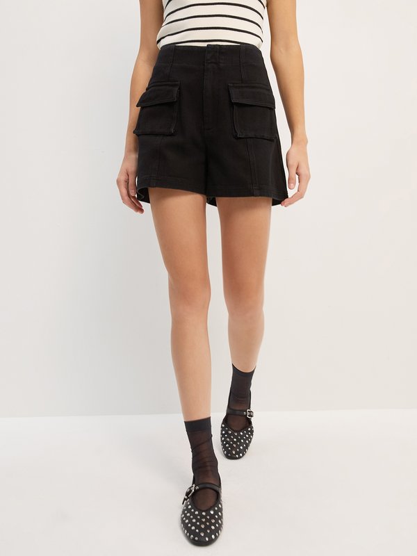 Pomelo Pomelo Cargo Shorts - Black