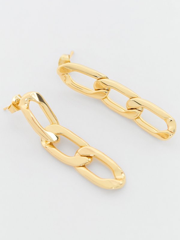 Pomelo Pomelo Chain Earrings - Multicolor