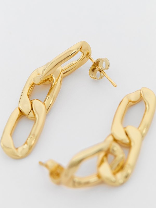 Pomelo Pomelo Chain Earrings - Multicolor