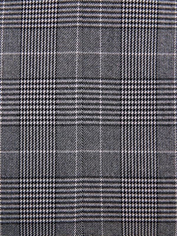 Pomelo Pomelo Checkered Pocket Mini Dress - Mid Grey