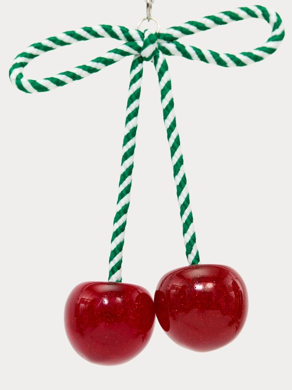 Pomelo Pomelo Cherry Charm Keyring - Red