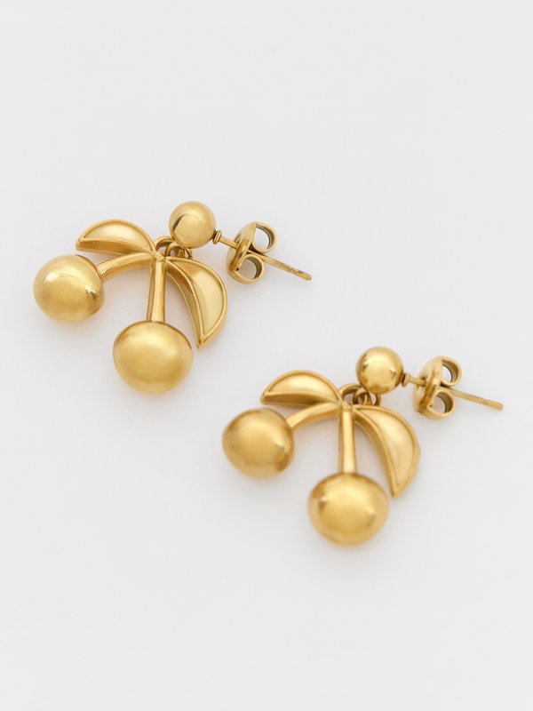 Pomelo Pomelo Cherry Earrings - Multicolor