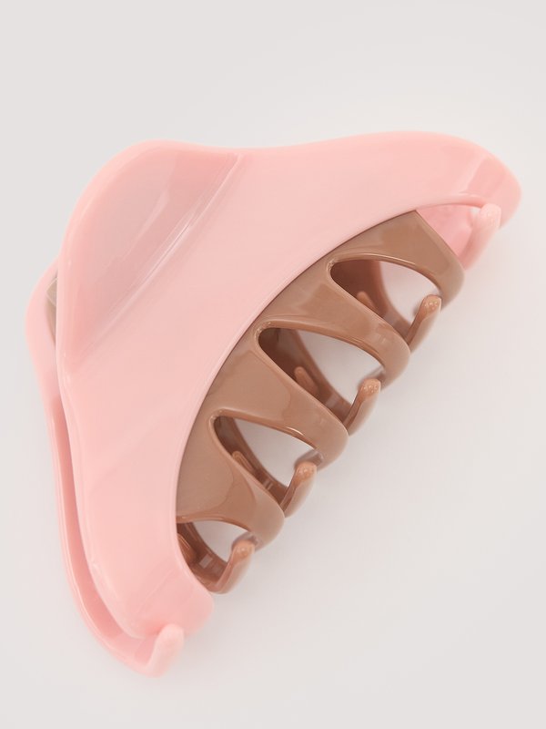 Pomelo Pomelo Claw Clip - Pink/Brown