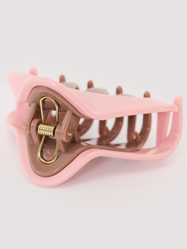 Pomelo Pomelo Claw Clip - Pink/Brown