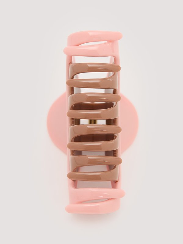 Pomelo Pomelo Claw Clip - Pink/Brown