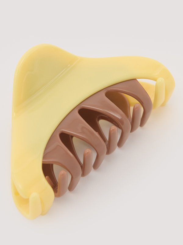 Pomelo Pomelo Claw Clip - Yellow/Brown