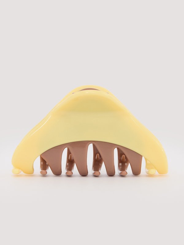 pomelo Pomelo Claw Clip - Yellow/Brown