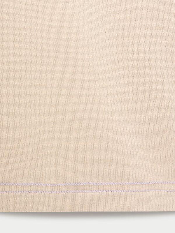 Pomelo Pomelo Cropped Knit Top - Cream