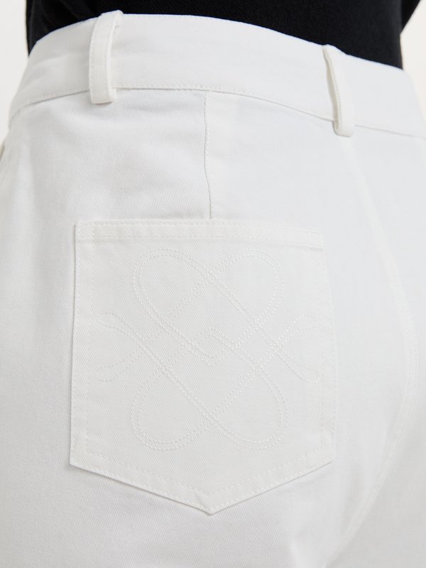 Pomelo Pomelo Cropped Tailored Pants - White