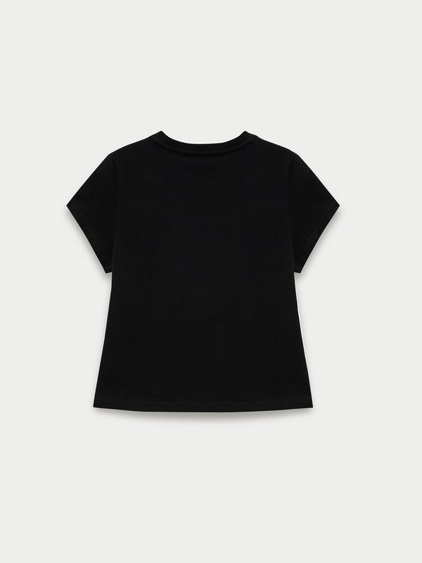 Pomelo Pomelo Crystal Graphic Tee - Black