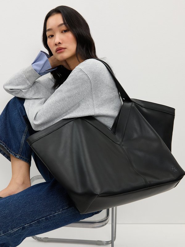 pomelo Pomelo Cut Out Tote Bag - Black