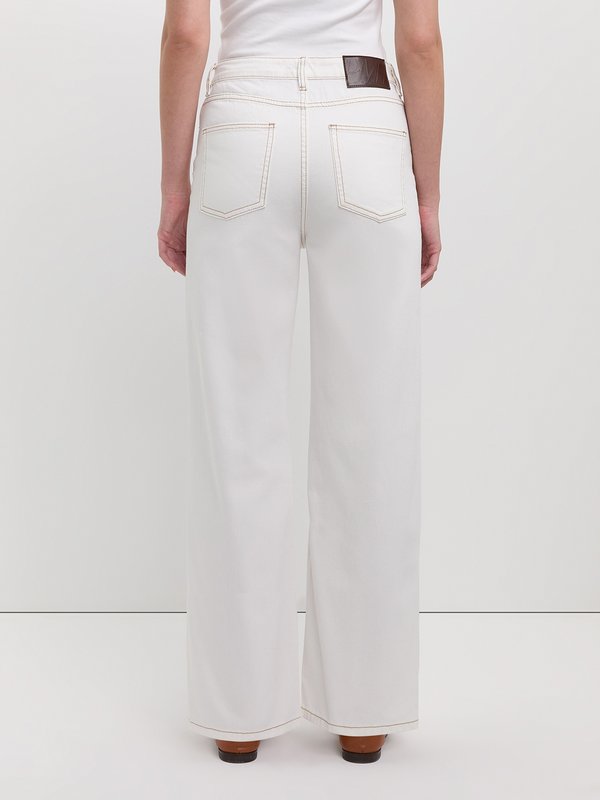 Pomelo Pomelo Distressed Jeans - Off-White