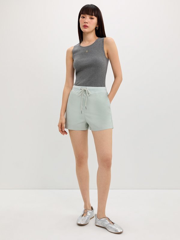 Pomelo Pomelo Drawstring Shorts - Mint