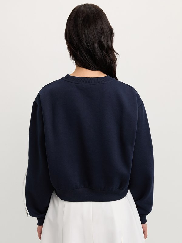 Pomelo Pomelo Drawstring Sweatshirt - Navy