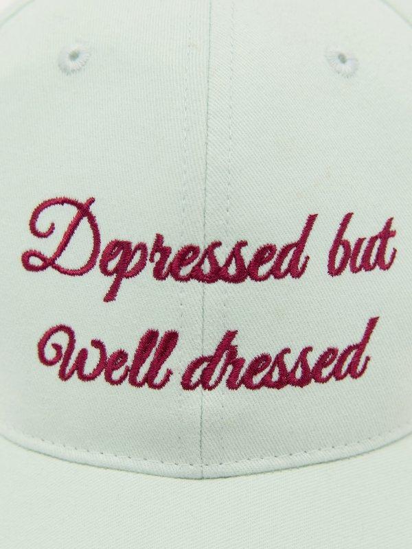 Pomelo Pomelo Embroidered Cap - Mint