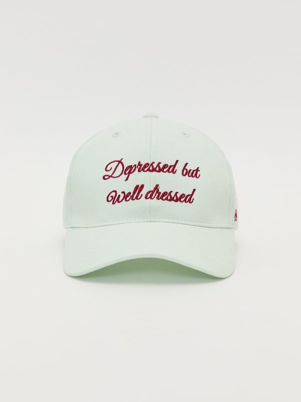 pomelo Pomelo Embroidered Cap - Mint