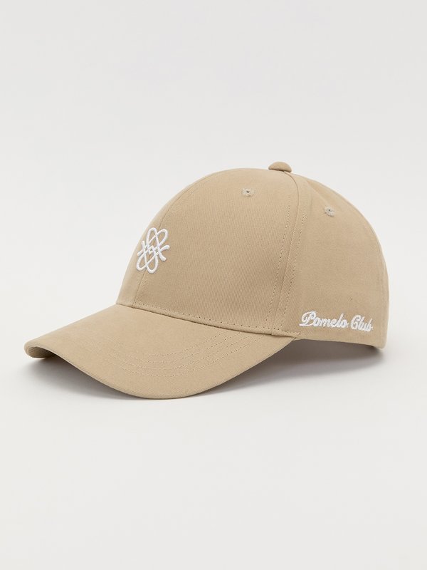 Pomelo Pomelo Embroidered Logo Cap - Light Khaki