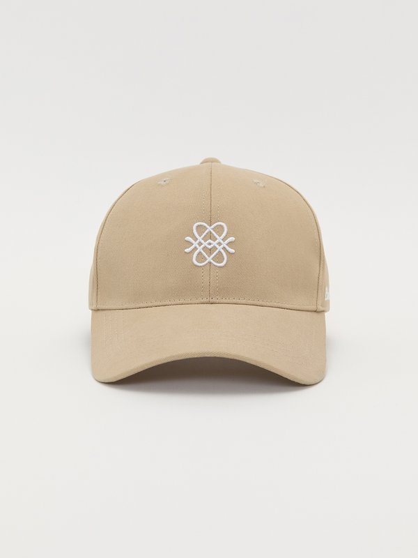 pomelo Pomelo Embroidered Logo Cap - Light Khaki