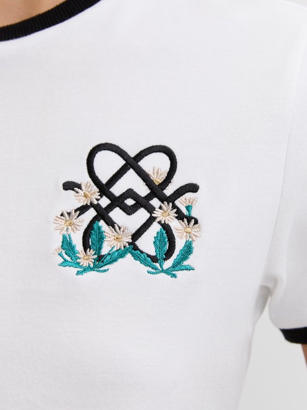 Pomelo Pomelo Embroidered Tee - White