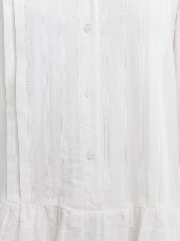 Pomelo Pomelo Eyelet Shirt Dress - Off-White