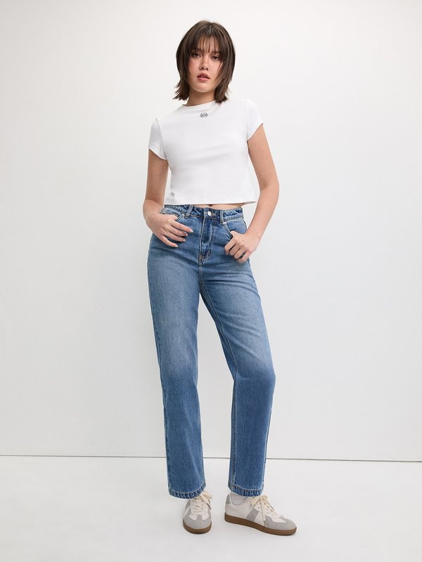 Pomelo Pomelo Faded Jeans - Blue