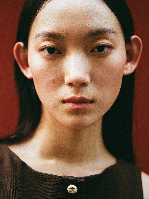 Pomelo Pomelo Fitted Boat-Neck Vest - Brown