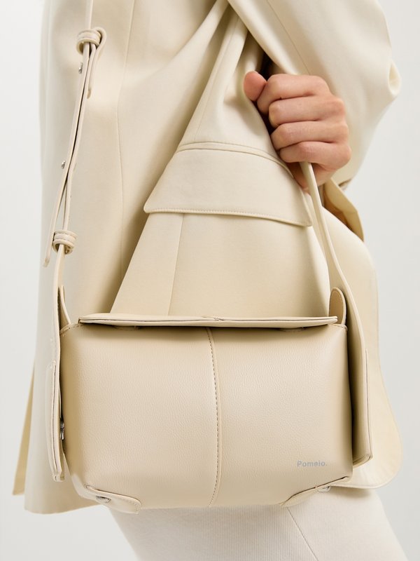 Pomelo Pomelo Flap Crossbody Bag - Ivory