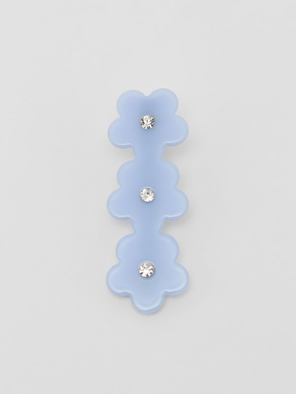 pomelo Pomelo Floral Hair Clip - Baby Blue