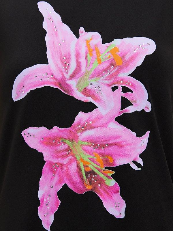 Pomelo Pomelo Floral Print Dress - Black