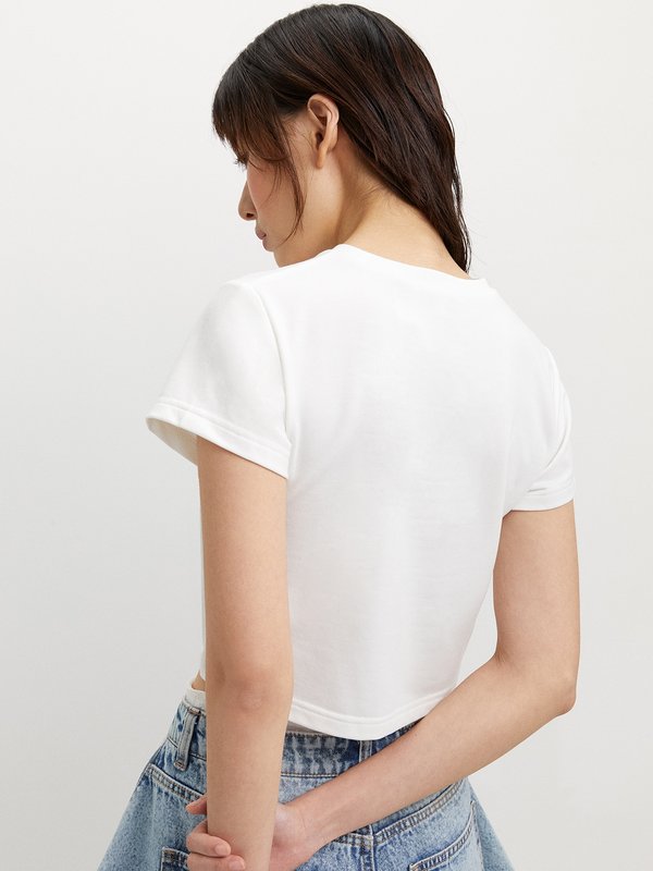 Pomelo Pomelo Floral Print Tee - White
