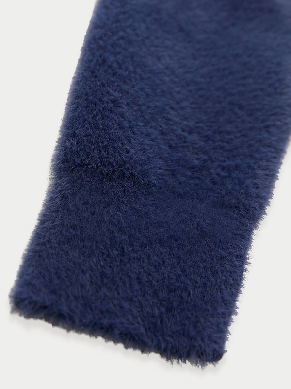 Pomelo Pomelo Fluffy Embroidered Sweater - Navy