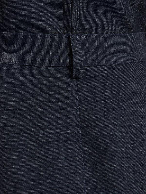 Pomelo Pomelo Front Slit Skirt - Indigo