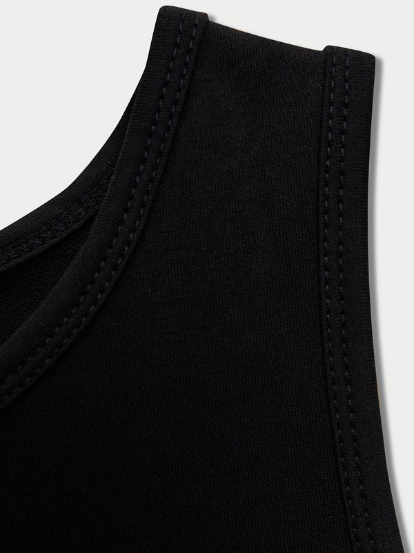 Pomelo Pomelo Graphic Print Tank - Black