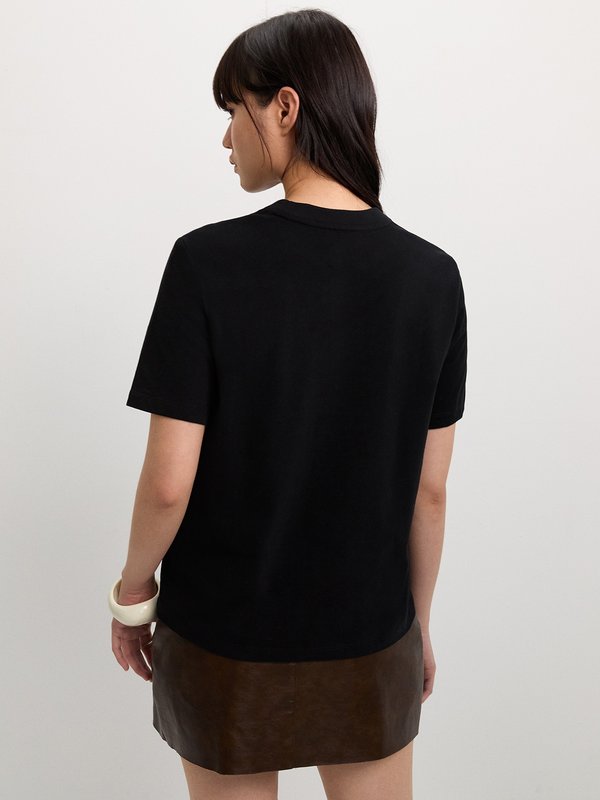 Pomelo Pomelo Graphic Print Tee - Black