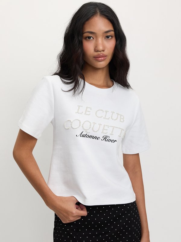 Pomelo Pomelo Graphic Print Tee - White