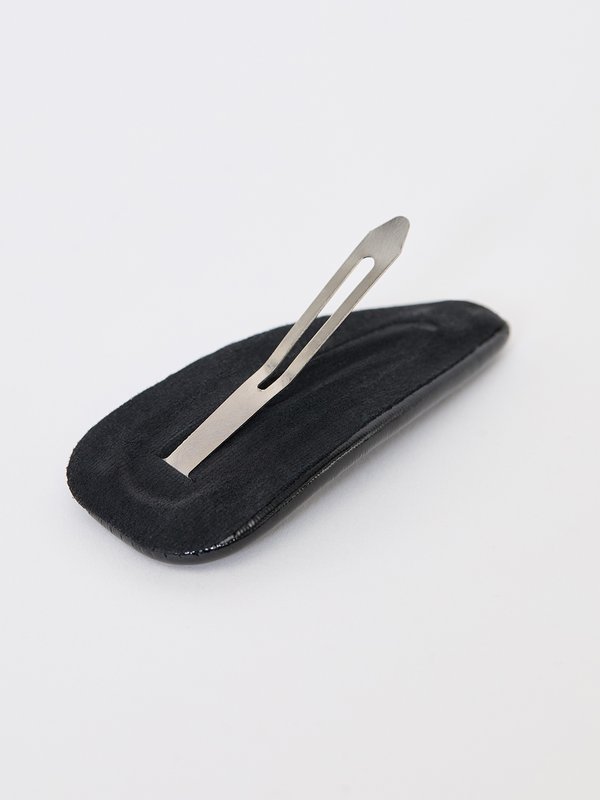 Pomelo Pomelo Hair Clip With Bow Details - Black