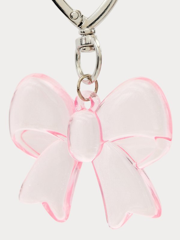 Pomelo Pomelo Heart Bow Keyring - Pink