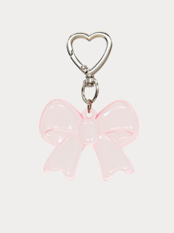 pomelo Pomelo Heart Bow Keyring - Pink