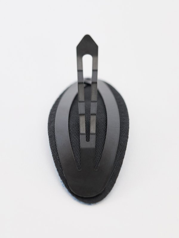 Pomelo Pomelo Heart Denim Hair Clip - Denim