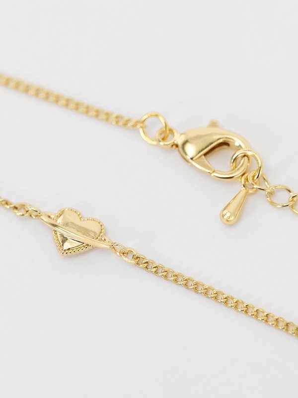 Pomelo Pomelo Heart Necklace - Multi Color