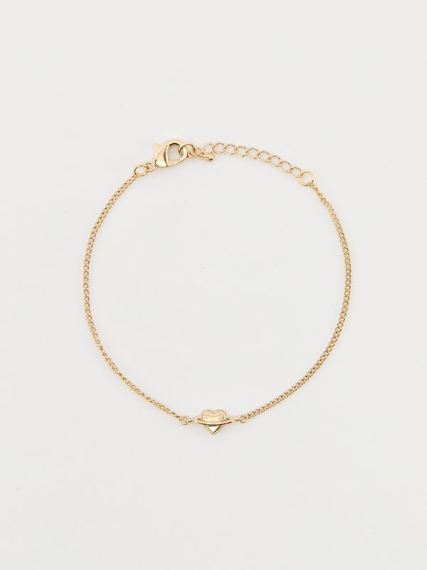 pomelo Pomelo Heart Necklace - Multi Color