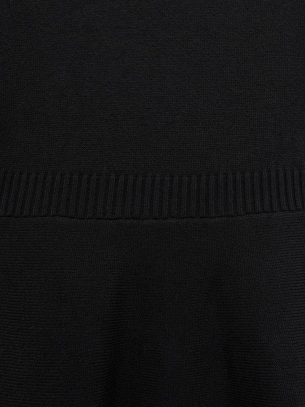 Pomelo Pomelo Keyhole Knit Dress - Black